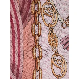 multicolor Scarf with all-over print in modal for women