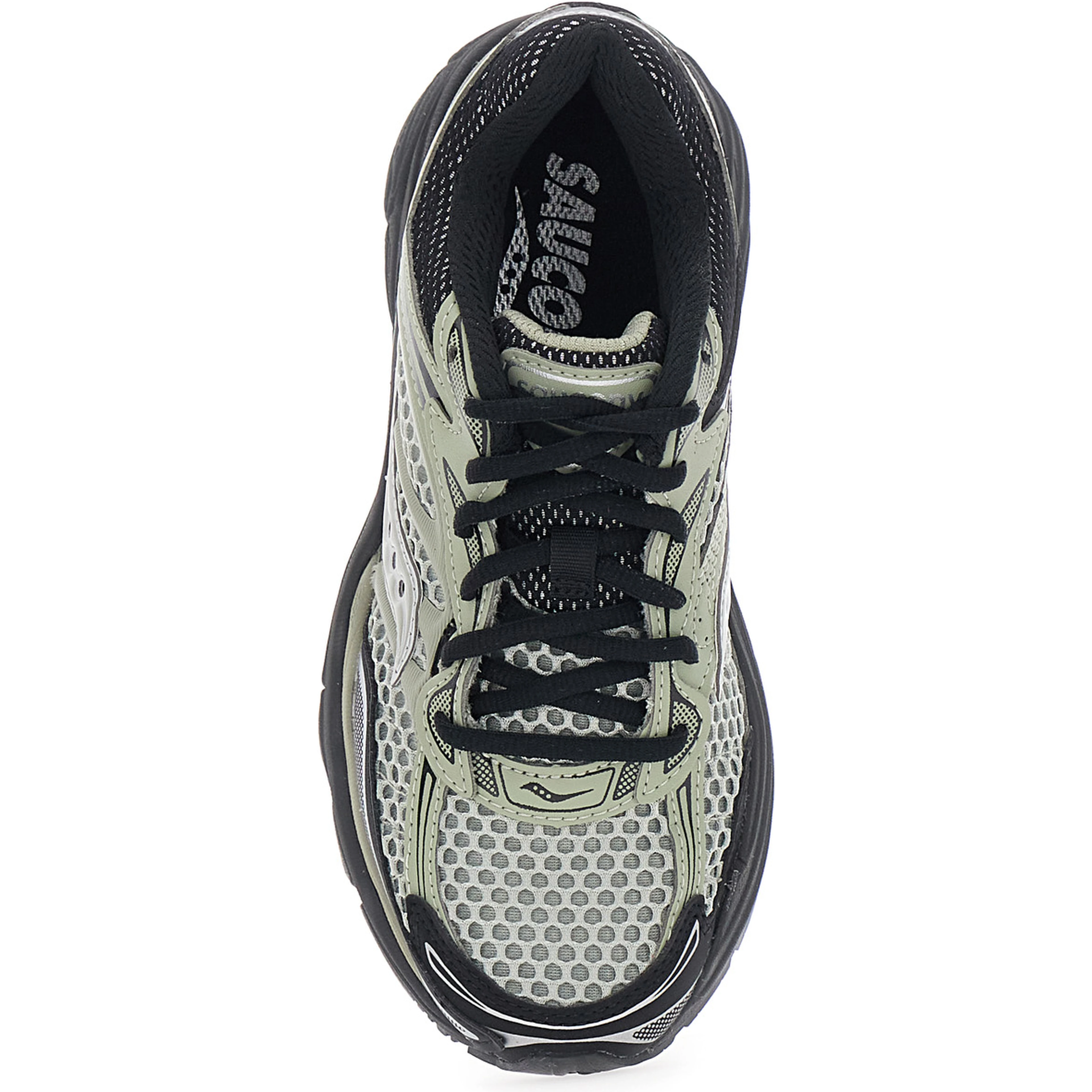 Progrid Omni 9 green Sneakers with embossed logo on the side and serrated sole in Tech Fabric unisex