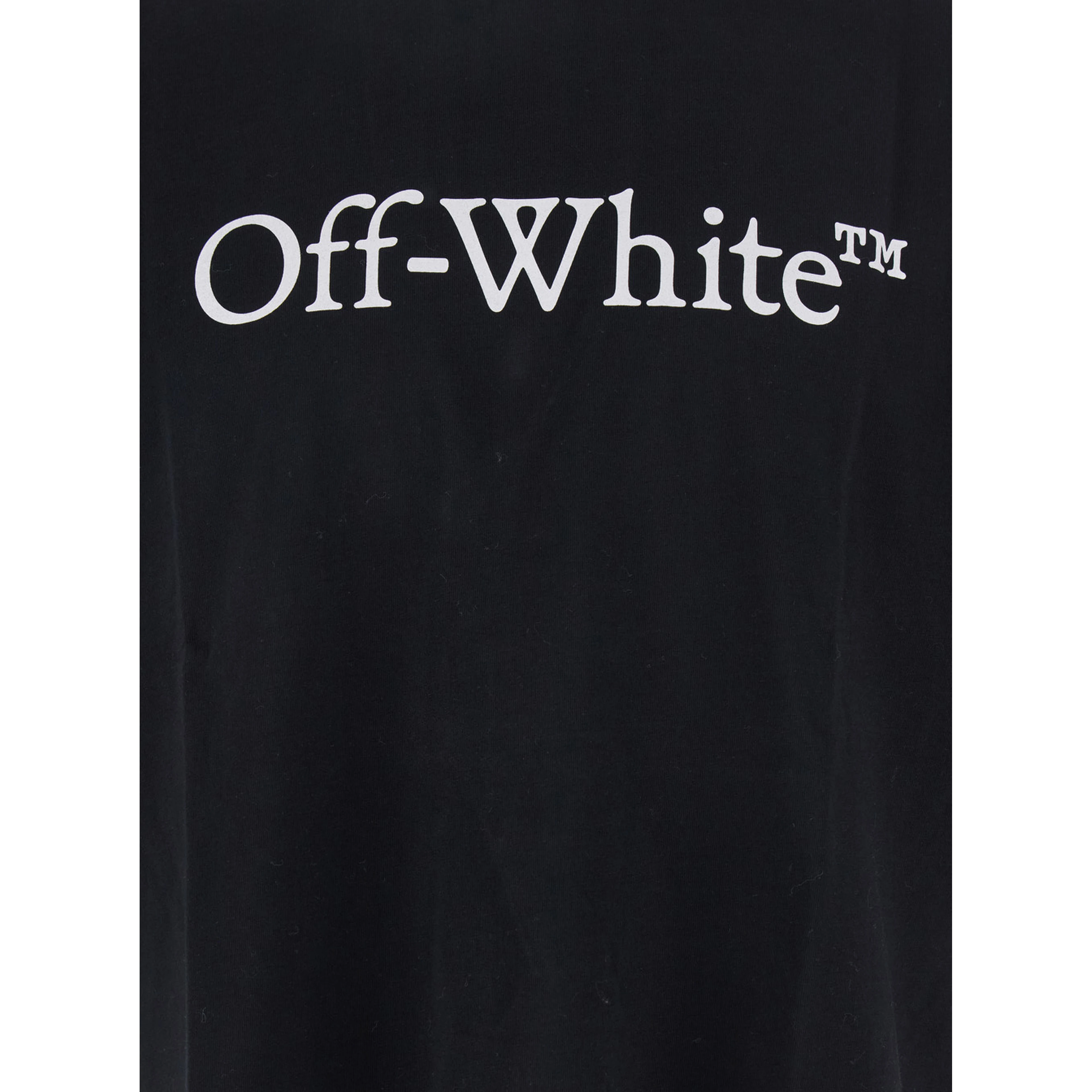 Oversized T-Shirt Logo with Contrasting Logo Print in Black Cotton for Men