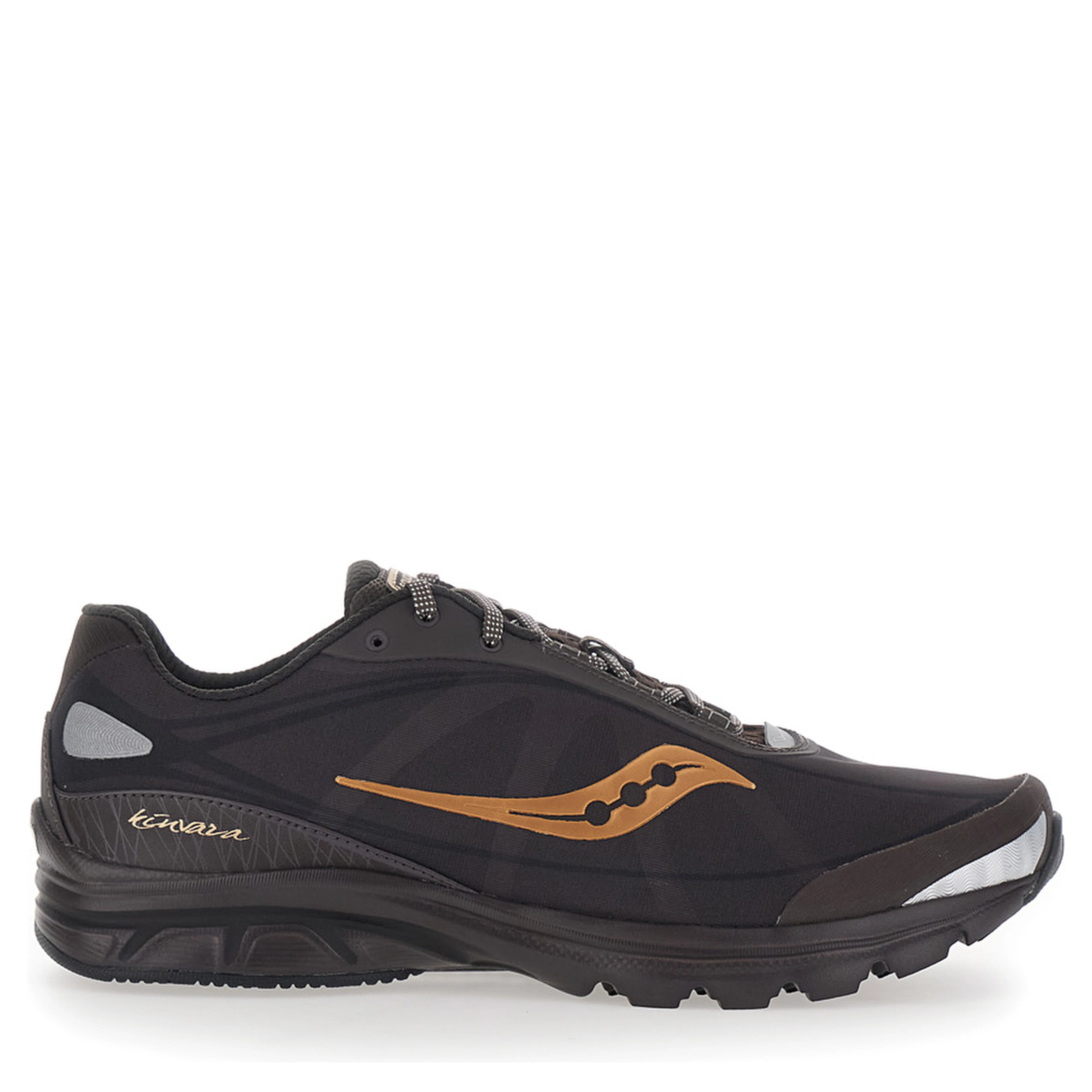 KINVARA 1 brown Sneakers with side logo in fabric unisex