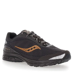 KINVARA 1 brown Sneakers with side logo in fabric unisex