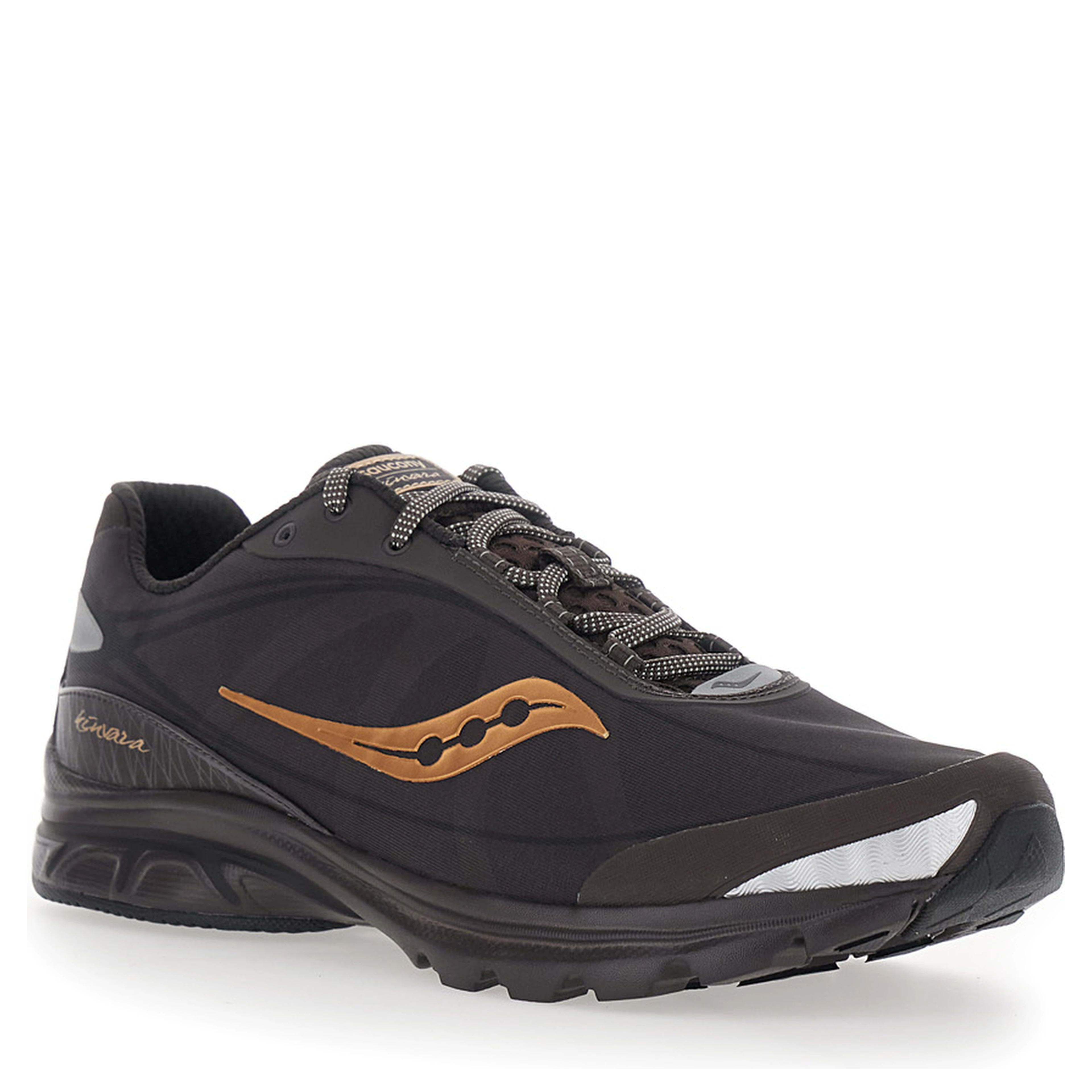 KINVARA 1 brown Sneakers with side logo in fabric unisex