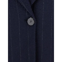 Jacket Blue with technical details in Tech Fabric for Men