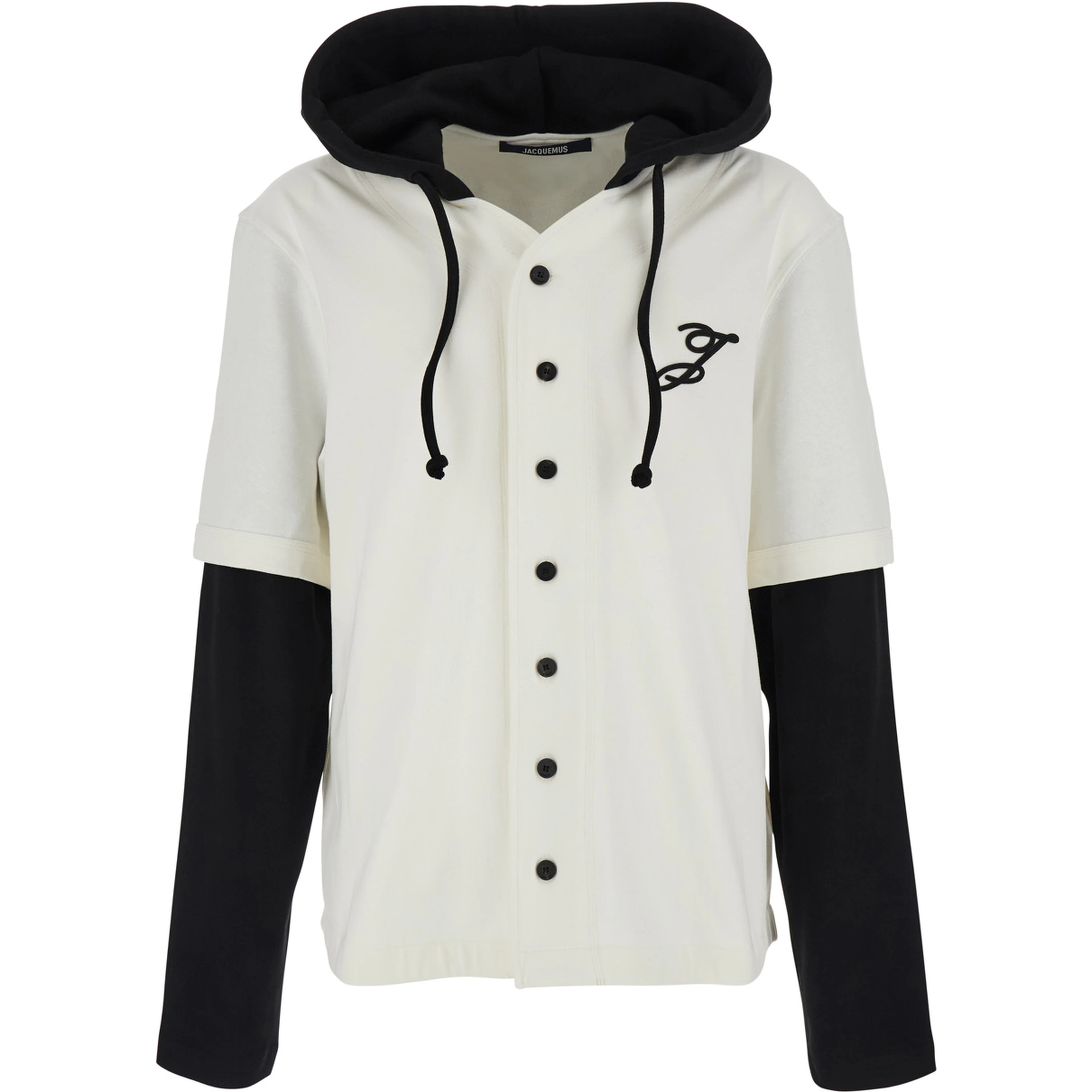White T-Shirt LE TSHIRT LETRO ML with Long Sleeves and Round Neck in Cotton for Women