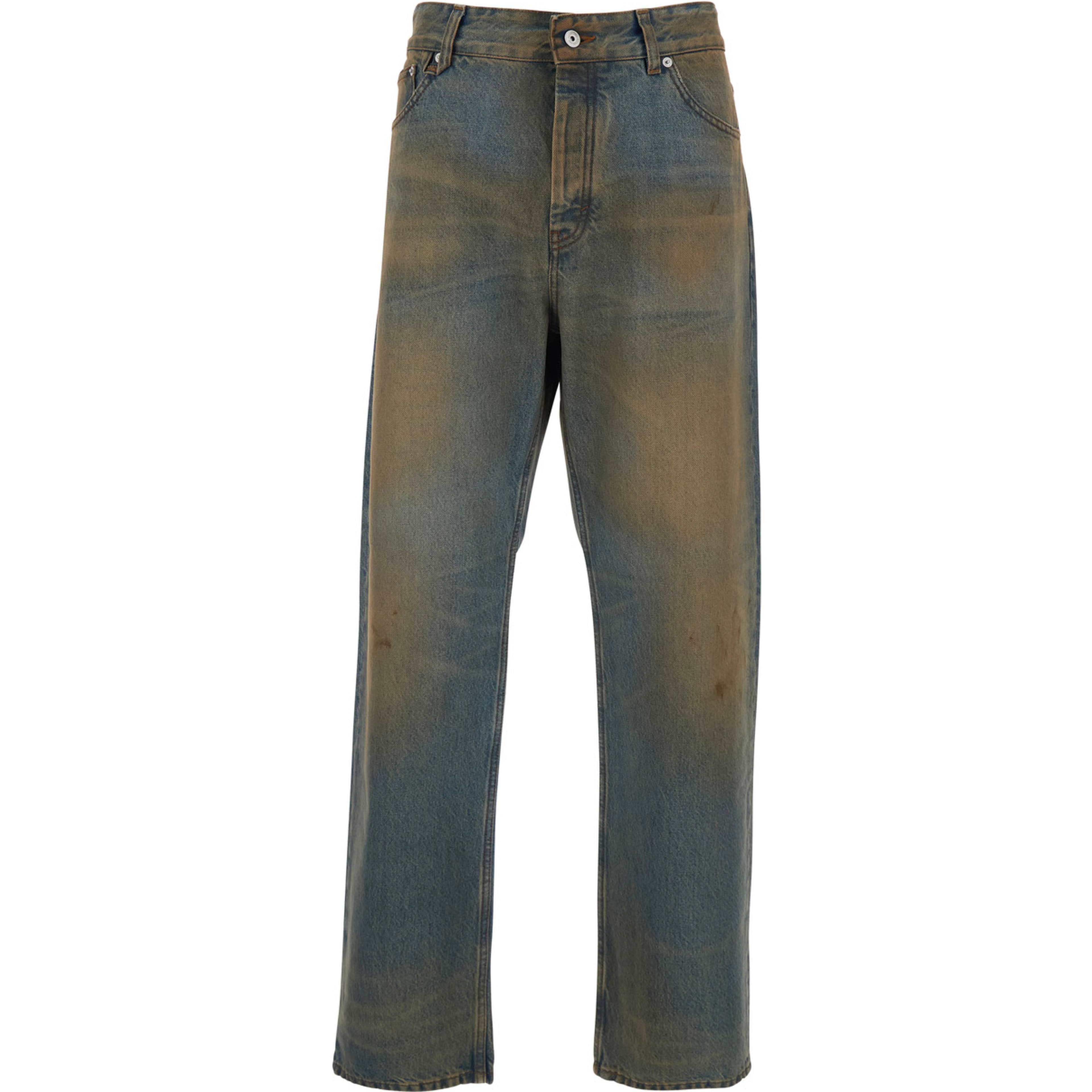 Grey Jeans LE DE-NIMES BERGER Five-Pocket In Denim Men
