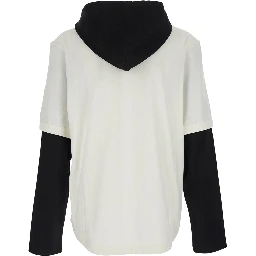 White T-Shirt LE TSHIRT LETRO ML with Long Sleeves and Round Neck in Cotton for Women