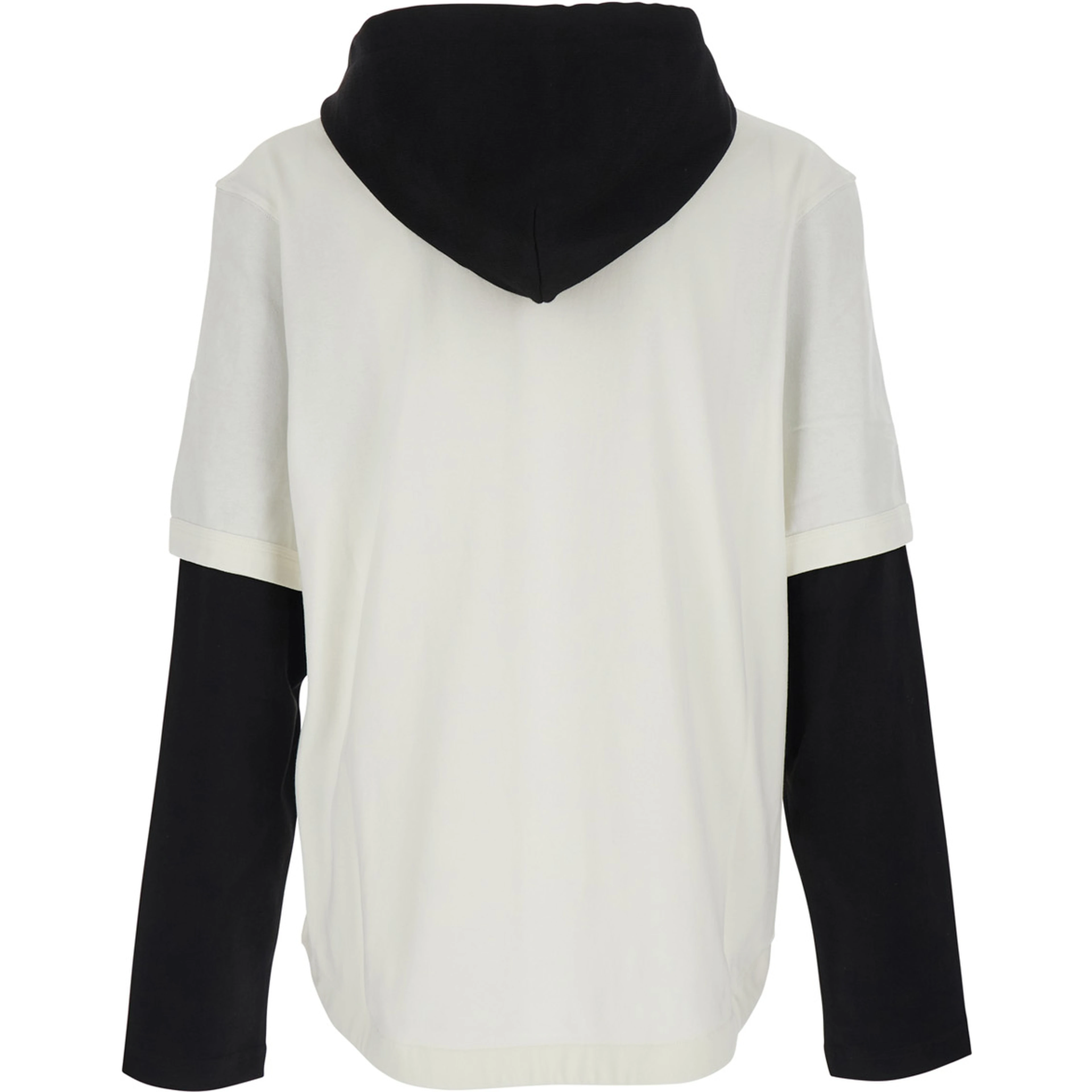 White T-Shirt LE TSHIRT LETRO ML with Long Sleeves and Round Neck in Cotton for Women