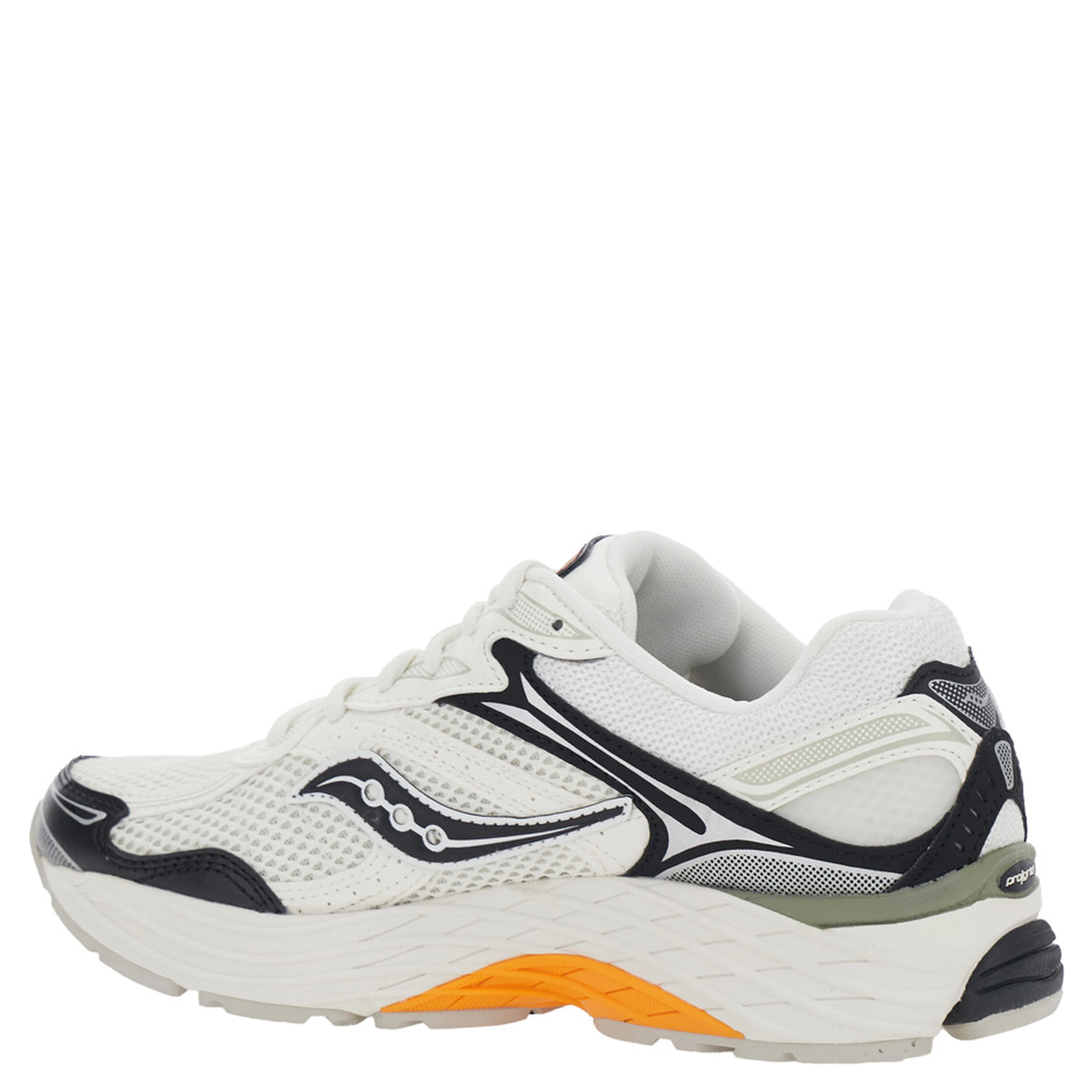 Omni 9 White Low Top Sneakers with Perforated Design and Logo Patch on the Tongue in Tech Fabric Unisex