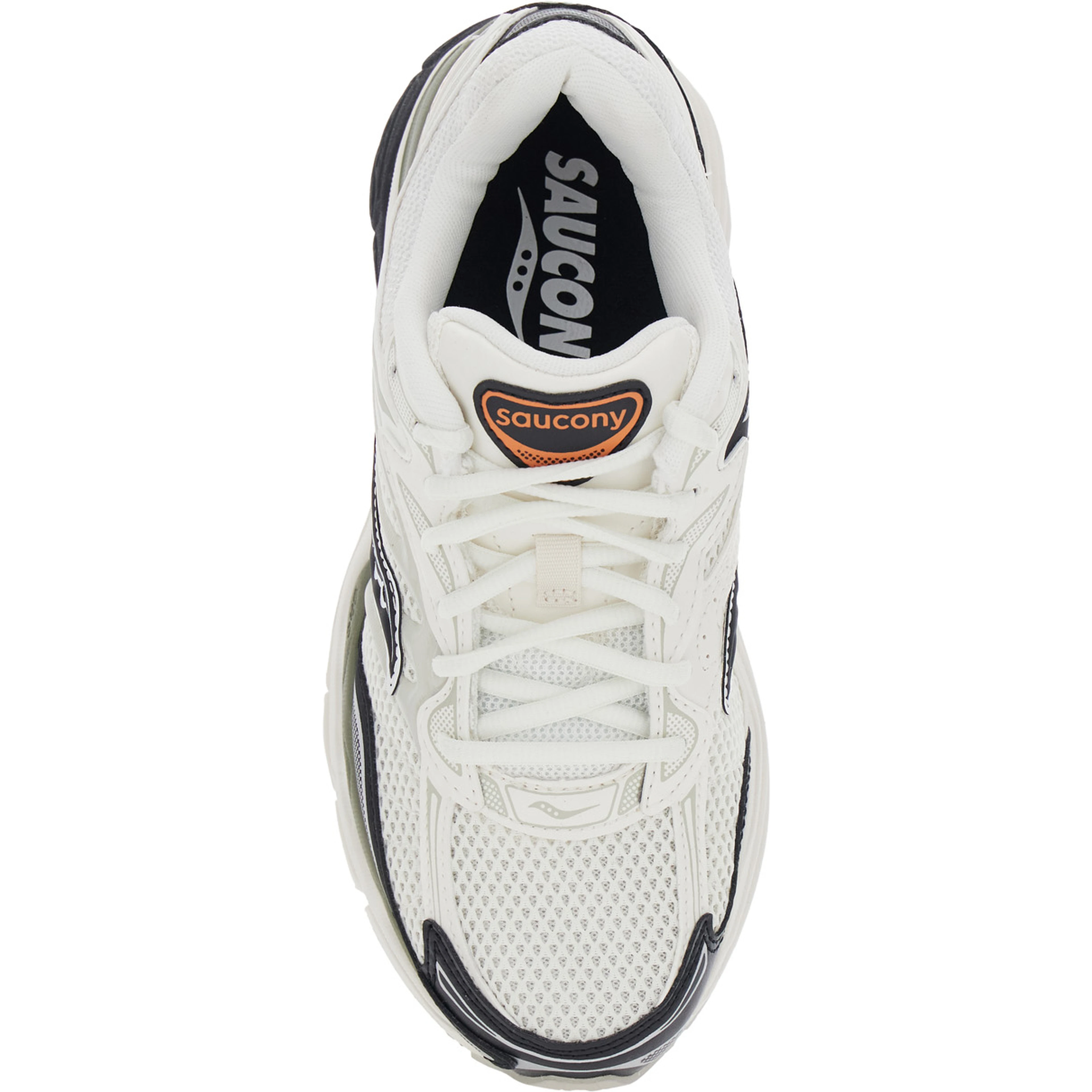 Omni 9 White Low Top Sneakers with Perforated Design and Logo Patch on the Tongue in Tech Fabric Unisex