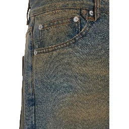 Grey Jeans LE DE-NIMES BERGER Five-Pocket In Denim Men