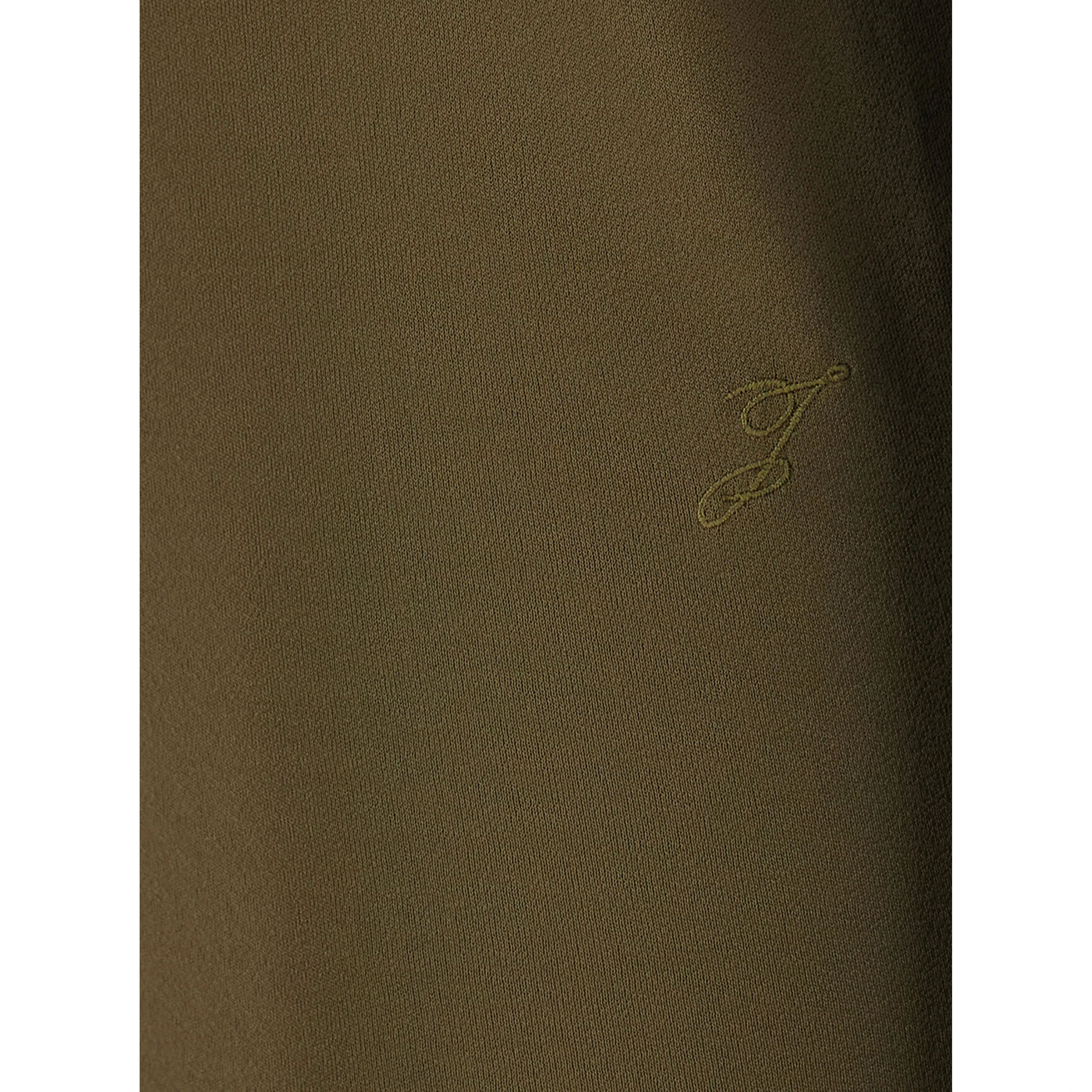 La Robe Mistral Green Dress with boat neckline and cut-out with draping on the back in viscose for women