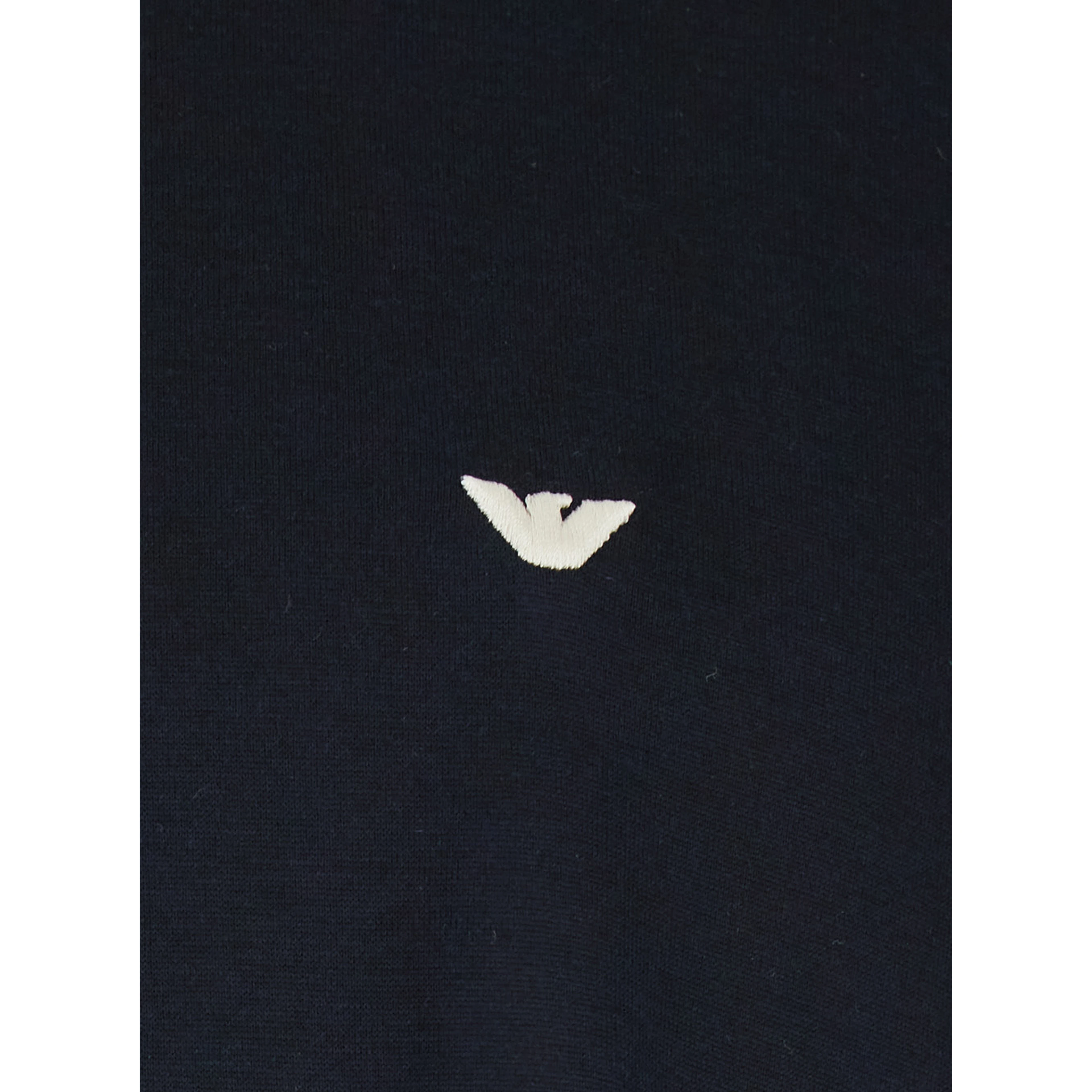 Blue T-Shirt REG FII ACQUILA A PETTO LIOCEL with Logo on the Front in Lyocell and Cotton for Men