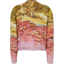 Cardigan NATURIST PRINT Multicolor with Natural Silk Print for Women