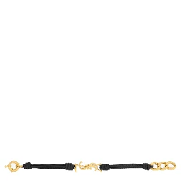 Bracelet Q_NAPPA PARIS with Metallic Finish in Leather for Women