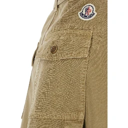 Dress SKIRT with elegant design in Beige Cotton for Women