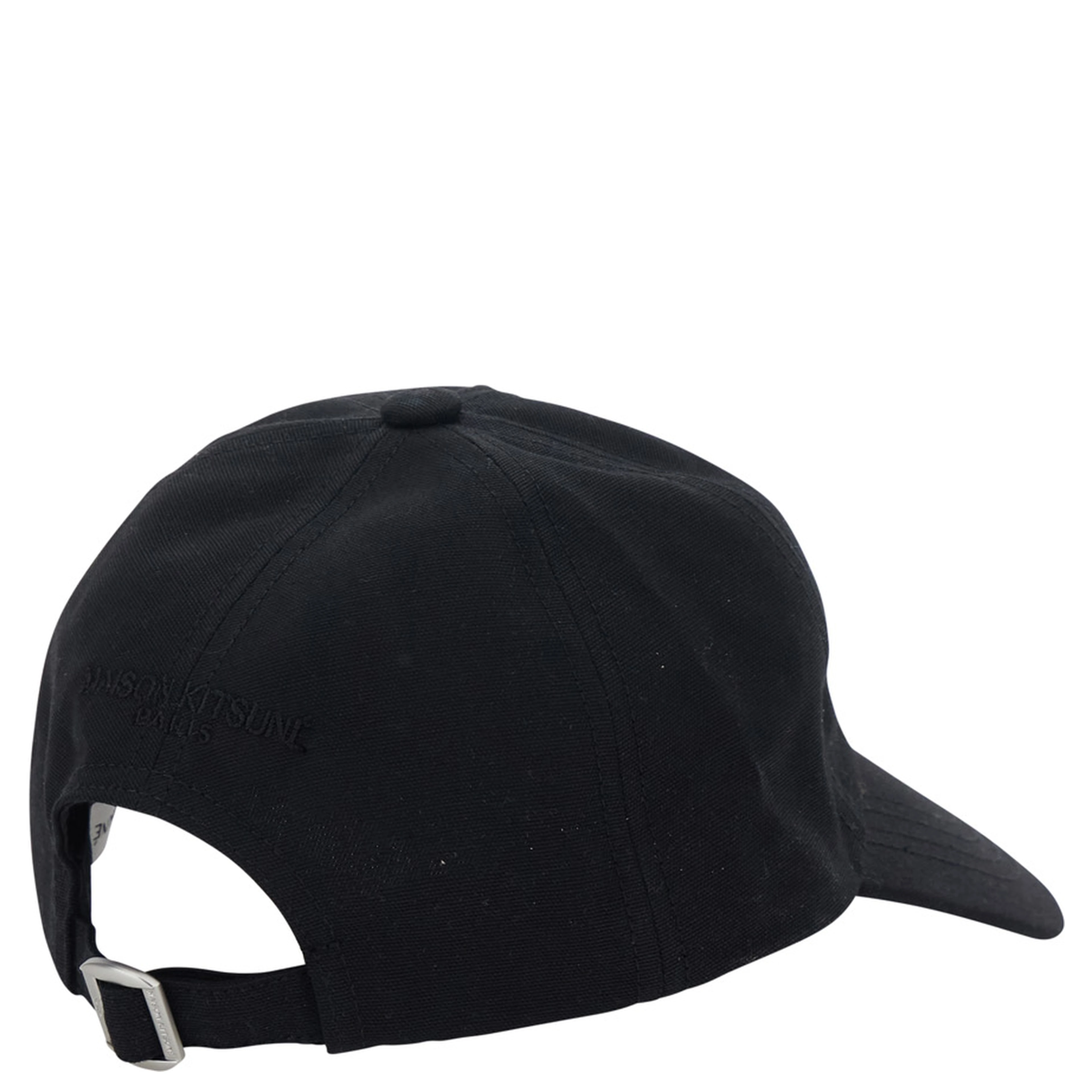 DRESSED FOX CAP - Black - Cap with embroidered logo on the front - Made of Cotton - Unisex