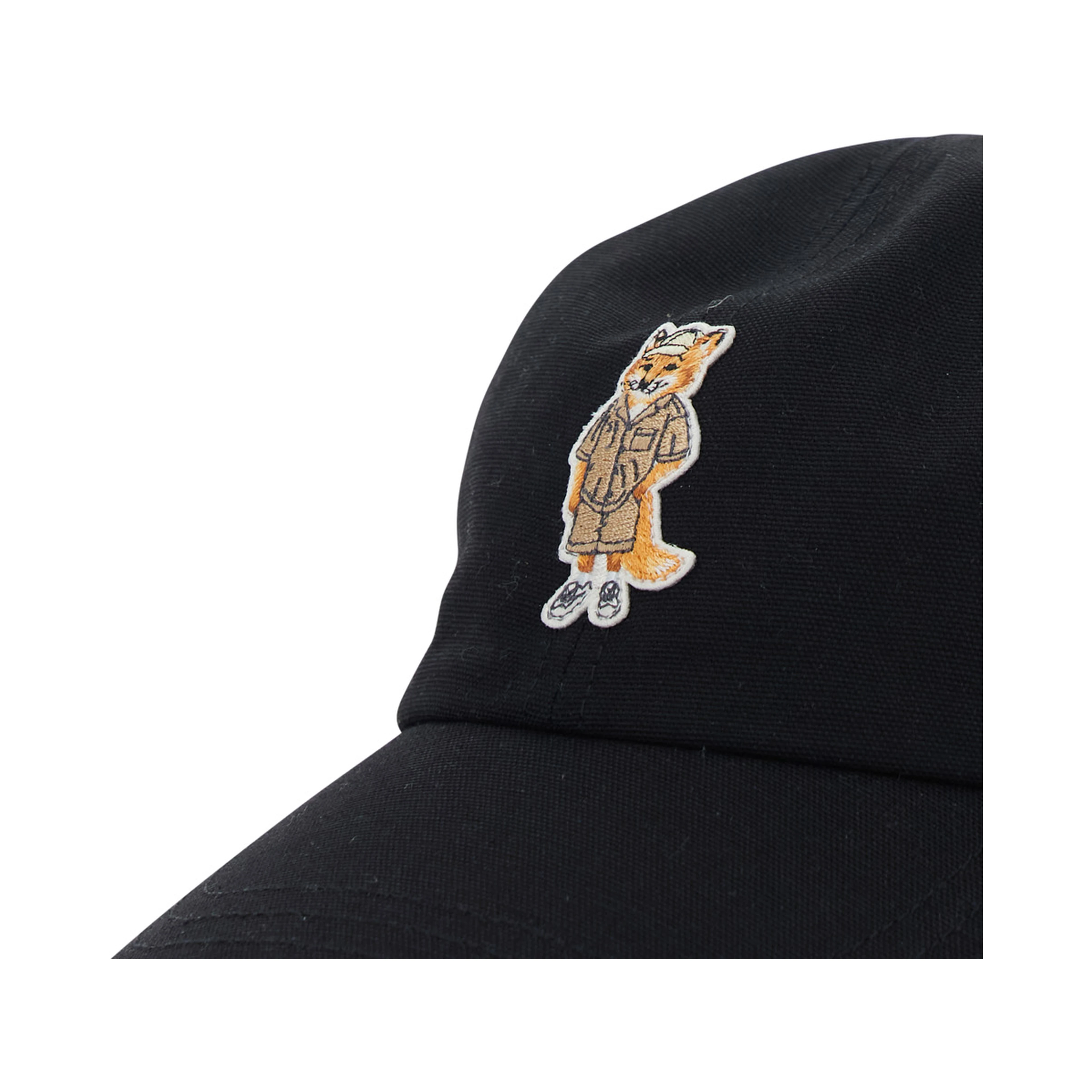 DRESSED FOX CAP - Black - Cap with embroidered logo on the front - Made of Cotton - Unisex