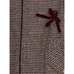 BOMBER with collar and long sleeves in Tech Fabric brown unisex