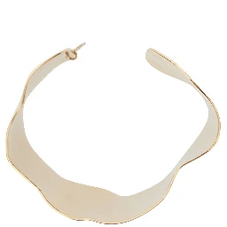 TINA gold-colored Bracelet with asymmetrical design in bronze for women
