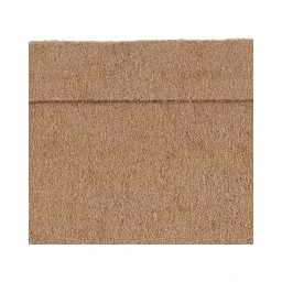 beige Skirt with slit and back closure in wool for women