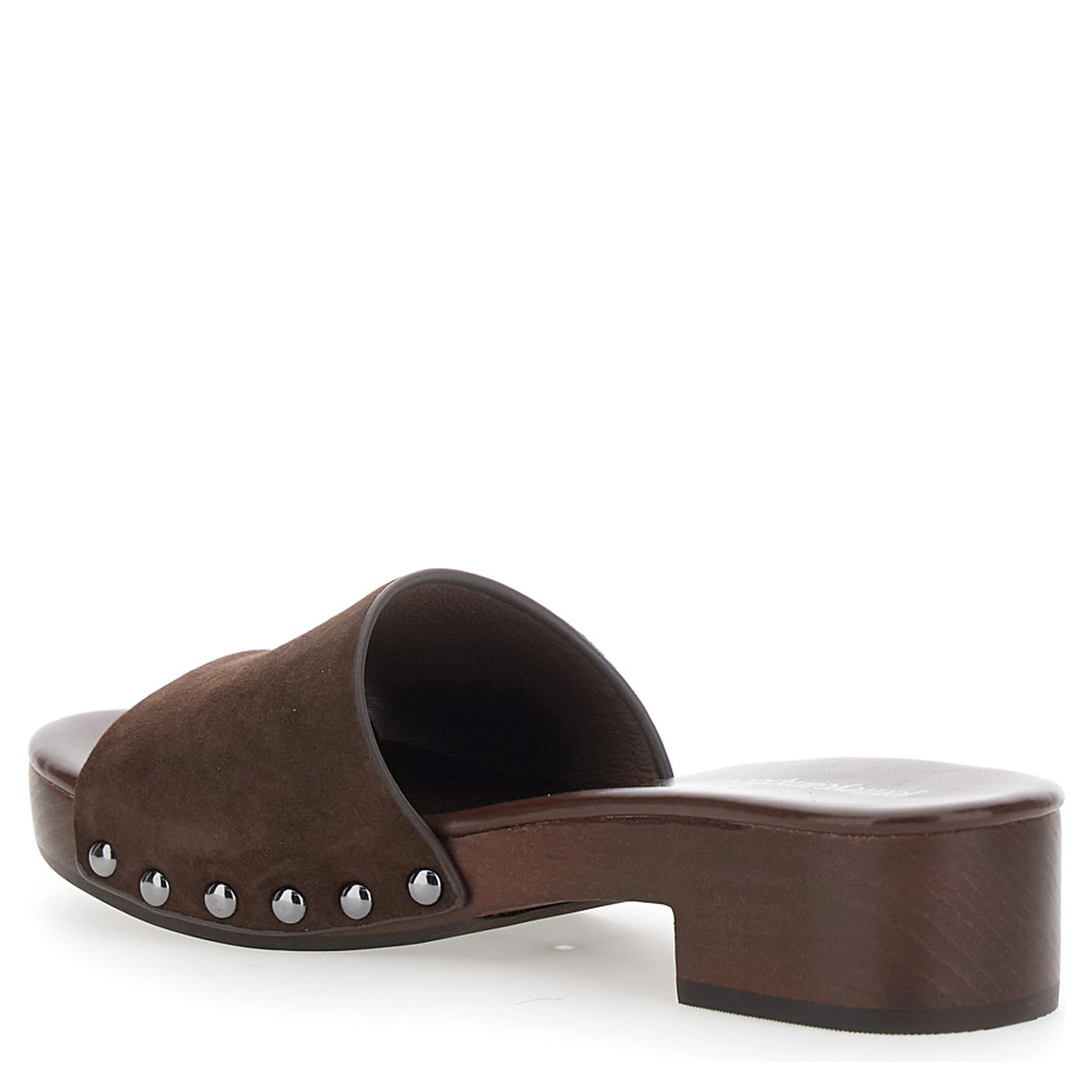 CAMBRIE TURQUOISE Sandals with Brown Leather Crossed Straps for Women