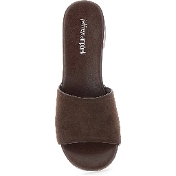 CAMBRIE TURQUOISE Sandals with Brown Leather Crossed Straps for Women
