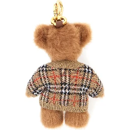 Keychain Thomas with Beige Leather Details for Women