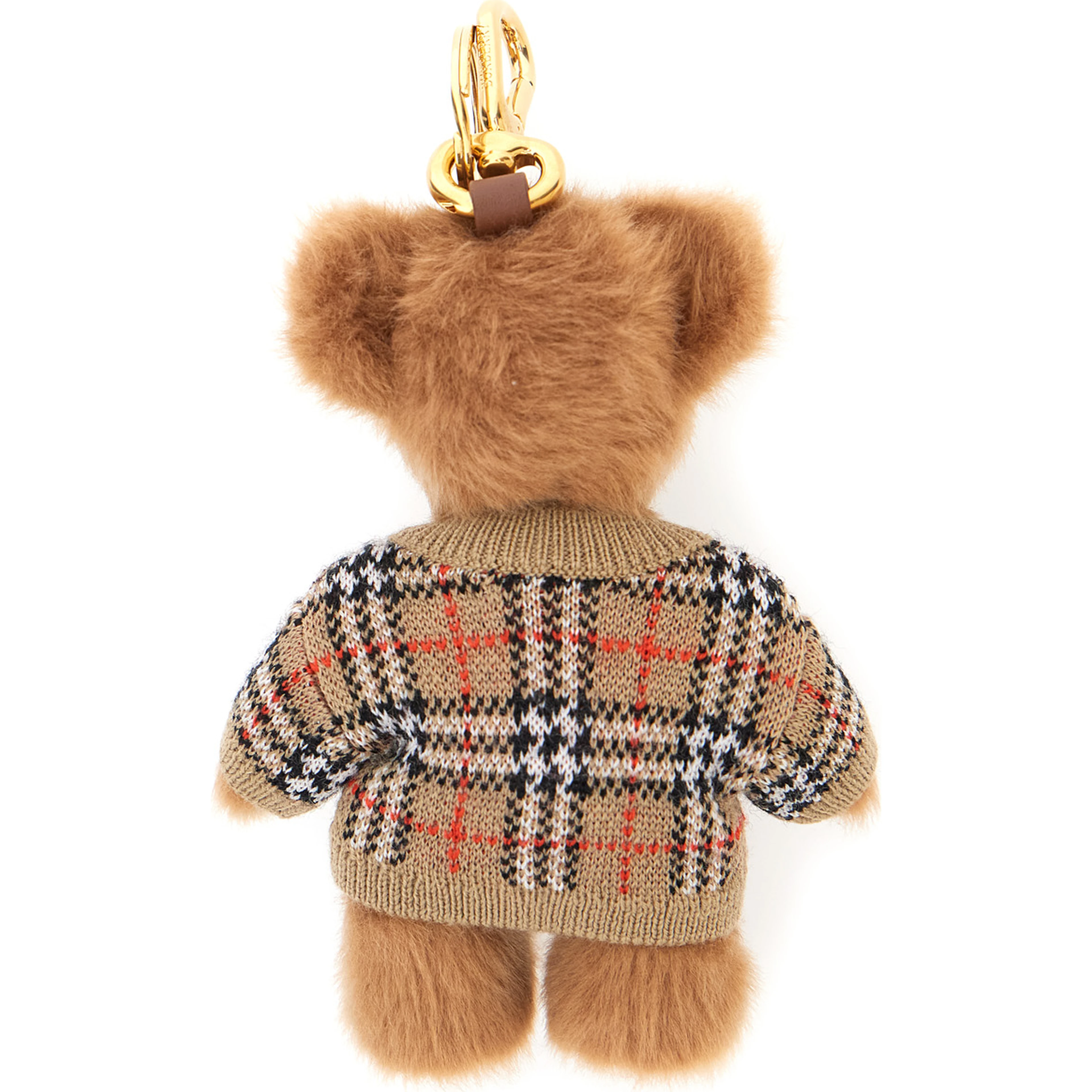 Keychain Thomas with Beige Leather Details for Women