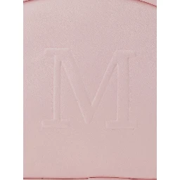 Pink Crossbody bag with handle with bow and logo on the front in Ecoleather Girl