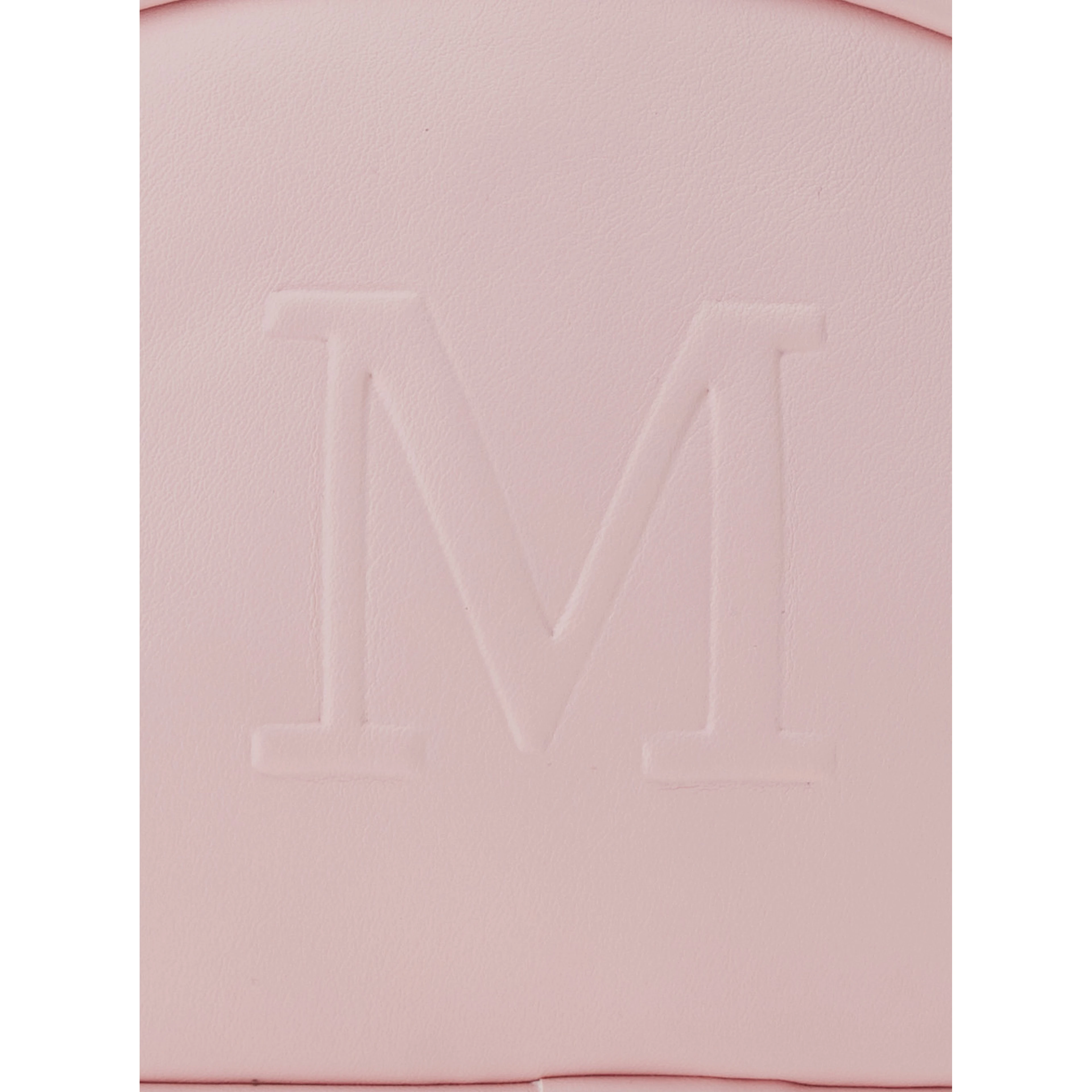 Pink Crossbody bag with handle with bow and logo on the front in Ecoleather Girl
