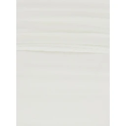 White Dress with Square Neck and Ruching Design in Tech Fabric Women