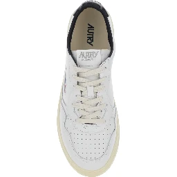 Low Sneakers Medalist Low with Logo Patch and Writing in White Leather for Men