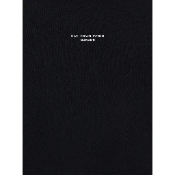 T-Shirt Le T-Shirt Slogan Classique with Slogan Print on the Front in Black Cotton for Men