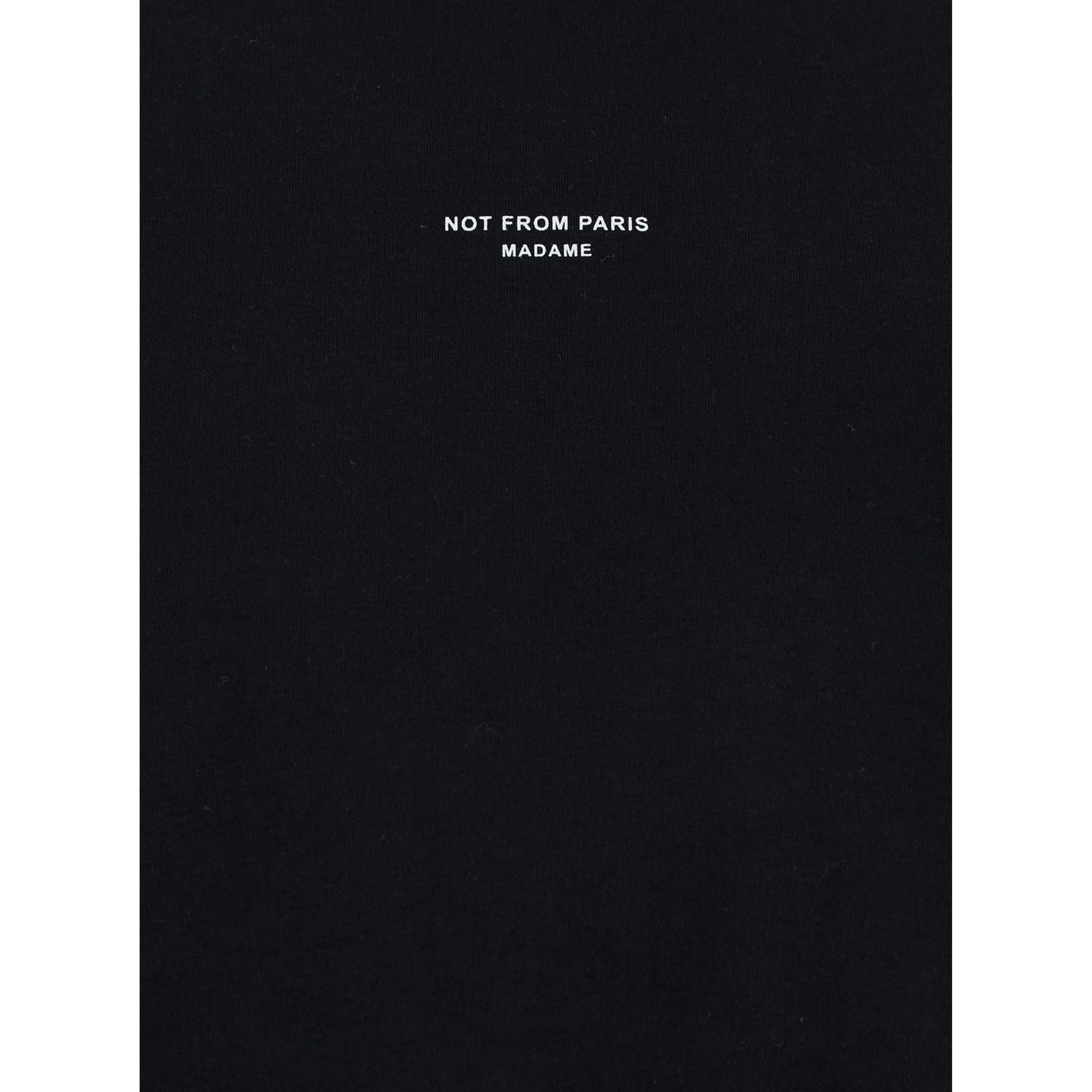 T-Shirt Le T-Shirt Slogan Classique with Slogan Print on the Front in Black Cotton for Men