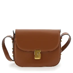 BELLISSIMA MINI with leather and brown woman
