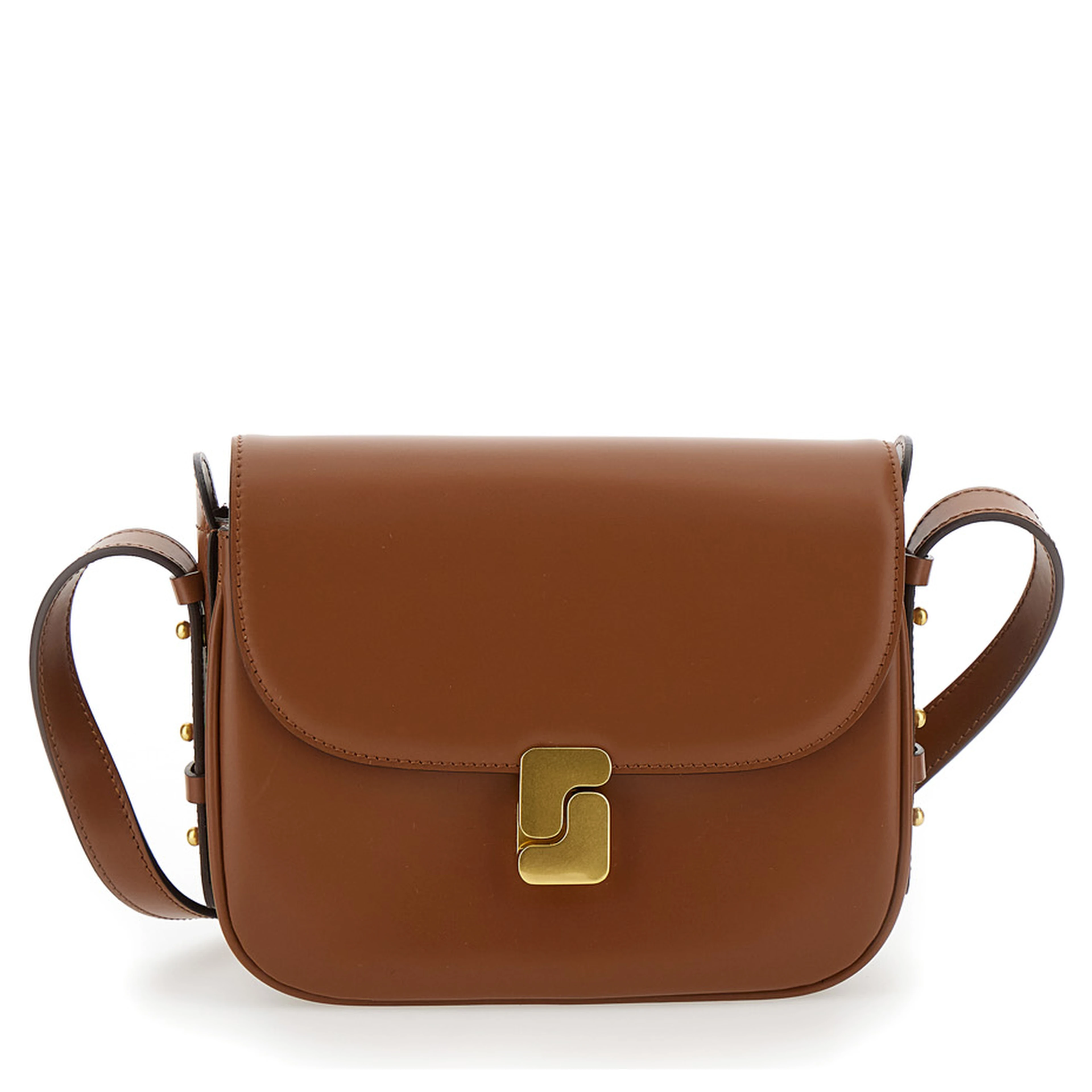 BELLISSIMA MINI with leather and brown woman