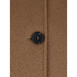 GIOIA Coat with collar and long sleeves in Tech Fabric beige women