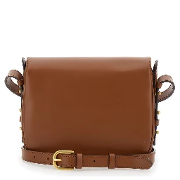 BELLISSIMA MINI with leather and brown woman