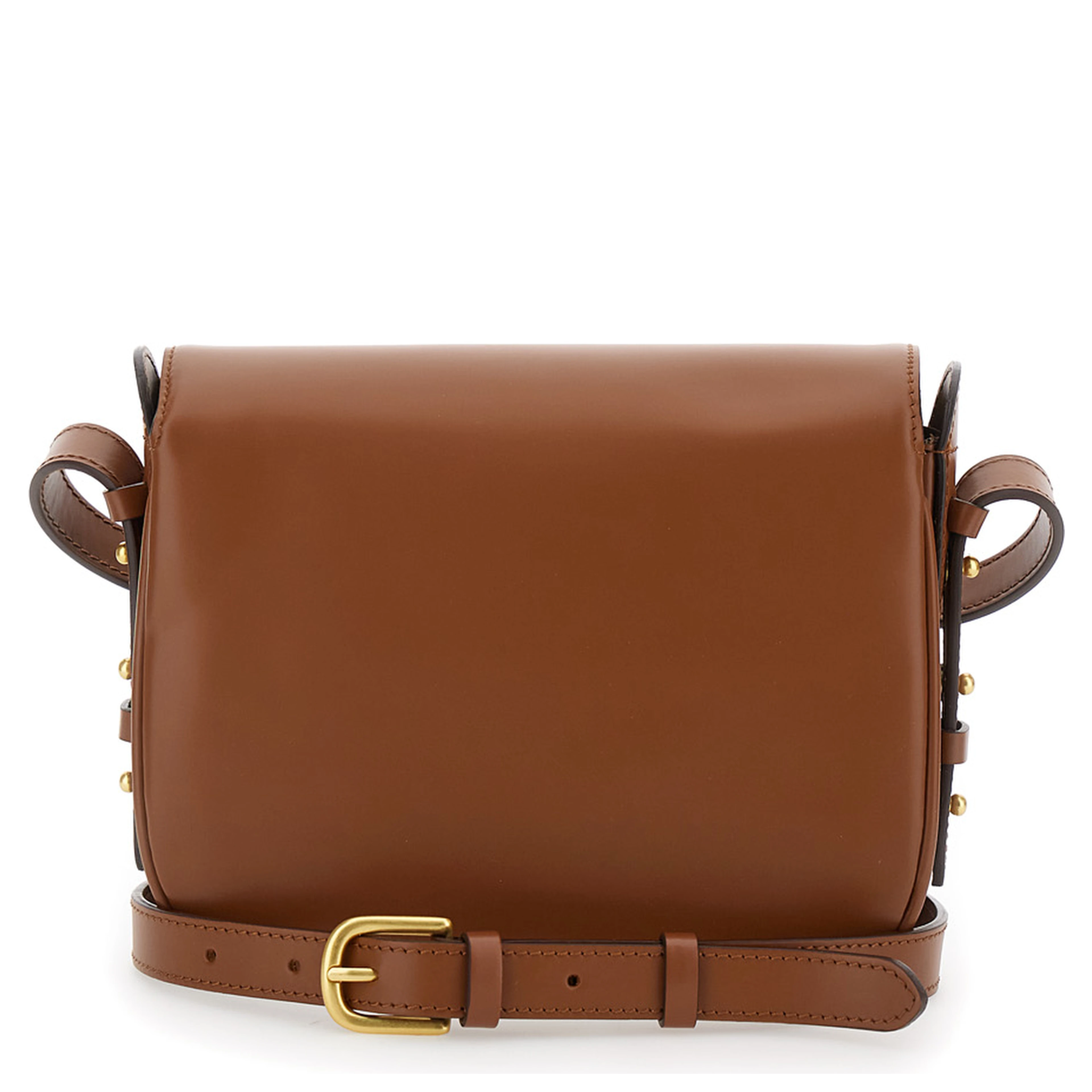 BELLISSIMA MINI with leather and brown woman