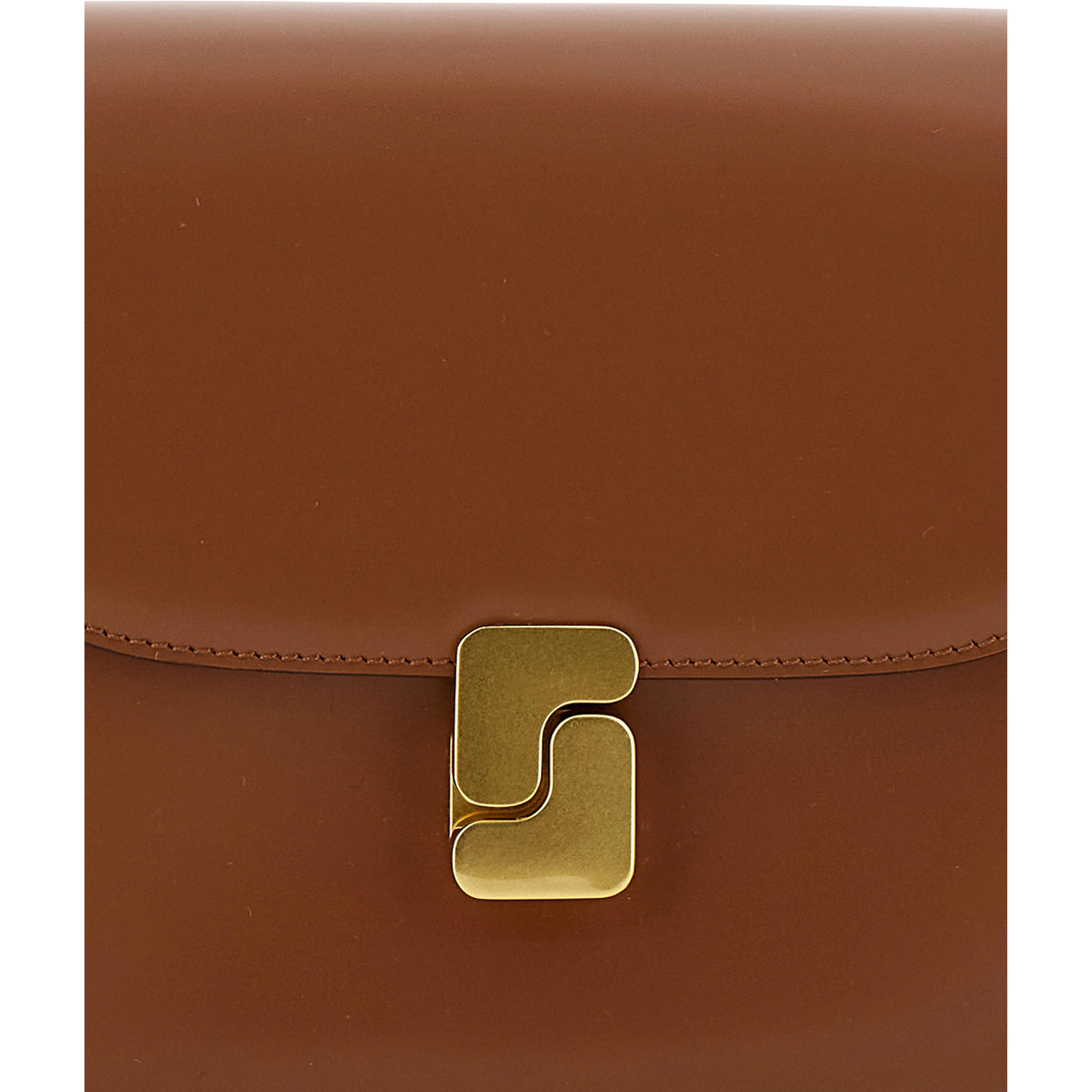 BELLISSIMA MINI with leather and brown woman
