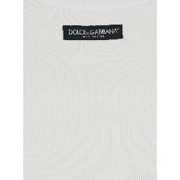 White Sleeveless with Logo Patch on the Front in Cotton for Women