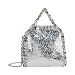 Falabella Metallic Crossbody bag with chain strap and metallic design in Ecoleather for Women