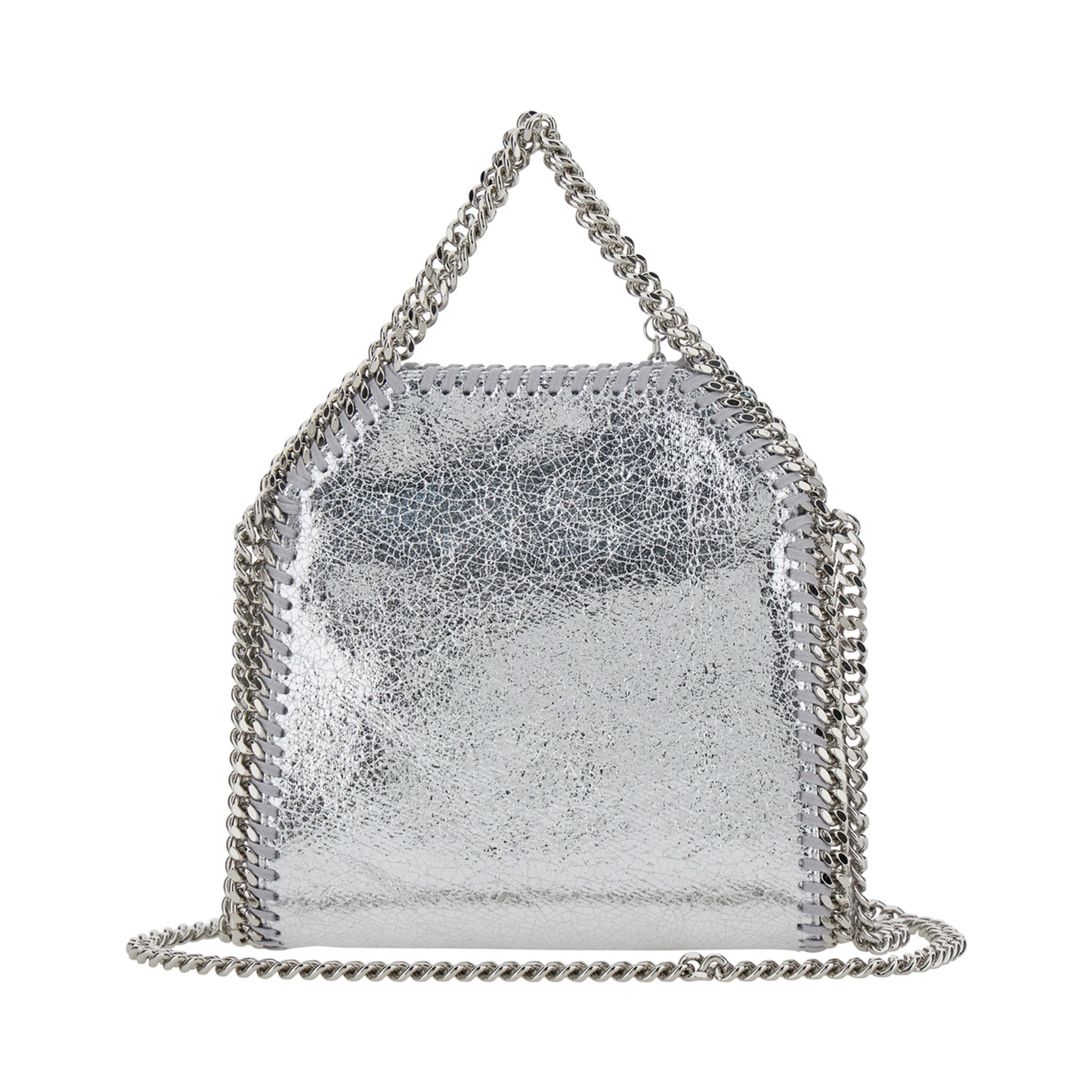 Falabella Metallic Crossbody bag with chain strap and metallic design in Ecoleather for Women