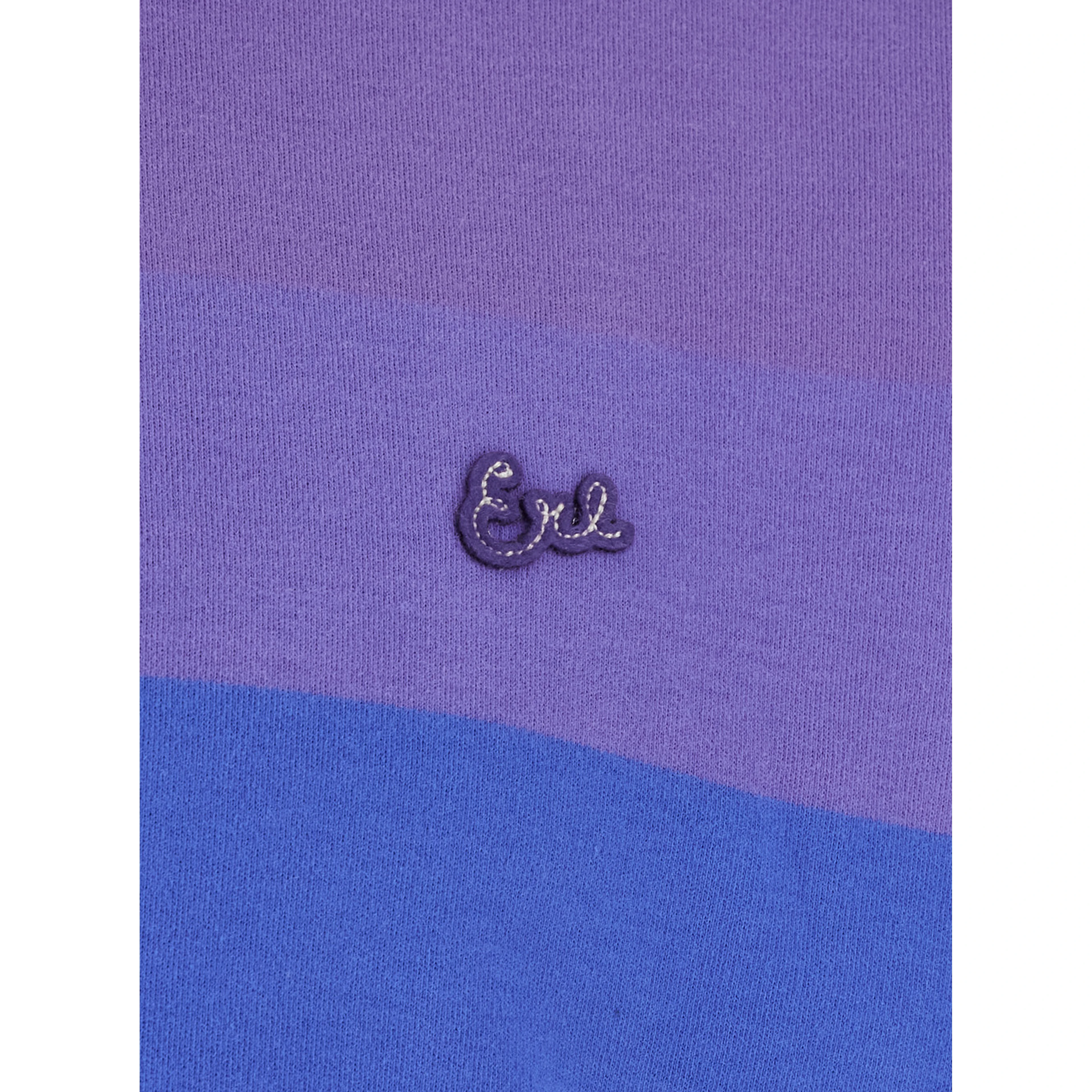 UNISEX STRIPED RUGBY LONGSLEEVE KNIT with long sleeves and polo collar in Light blue Unisex