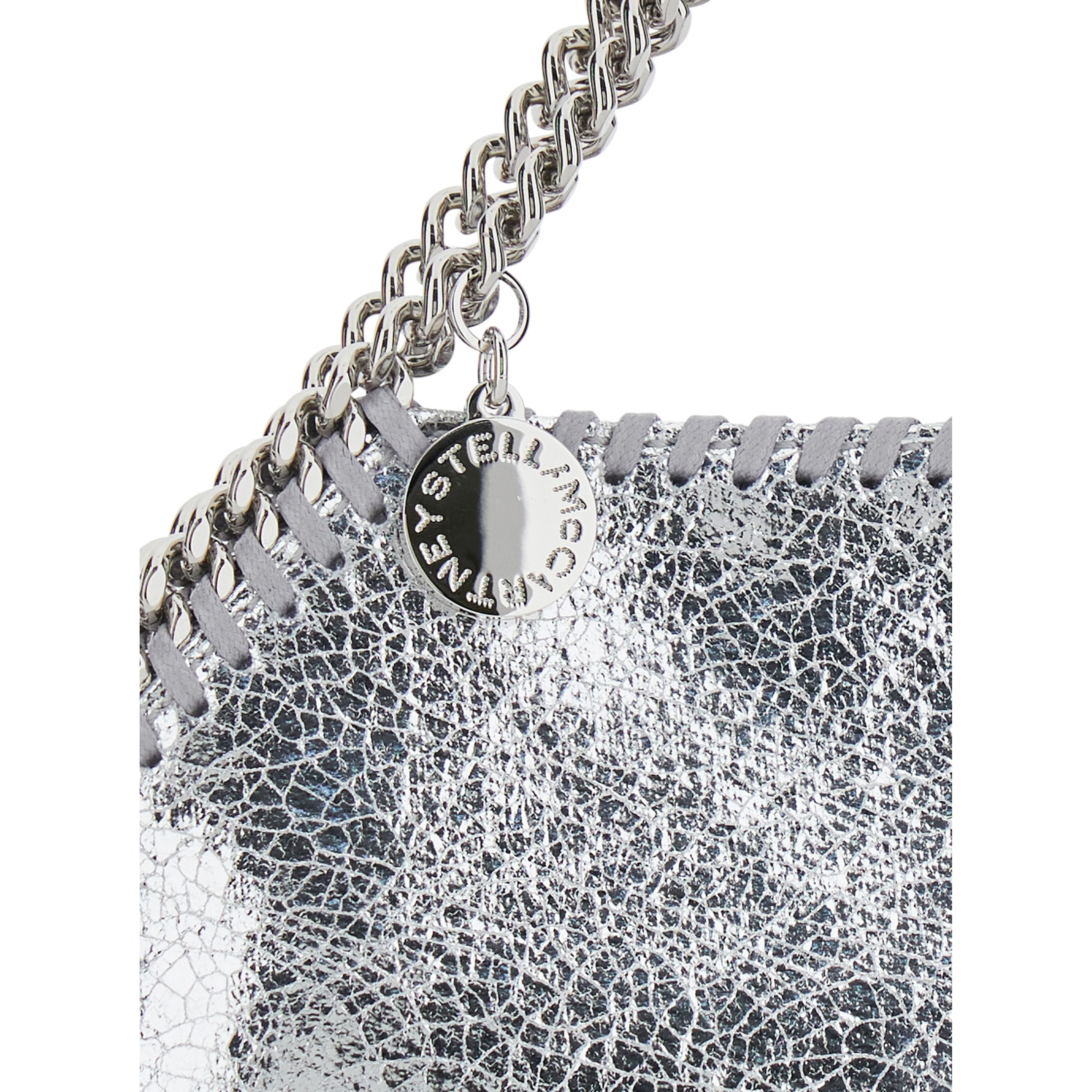 Falabella Metallic Crossbody bag with chain strap and metallic design in Ecoleather for Women
