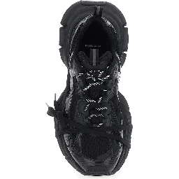 3XL Black Sneaker with Logo on the Toe in Tech Fabric for Men