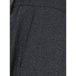 Grey Pants with semi-elasticated waist in wool Blend men