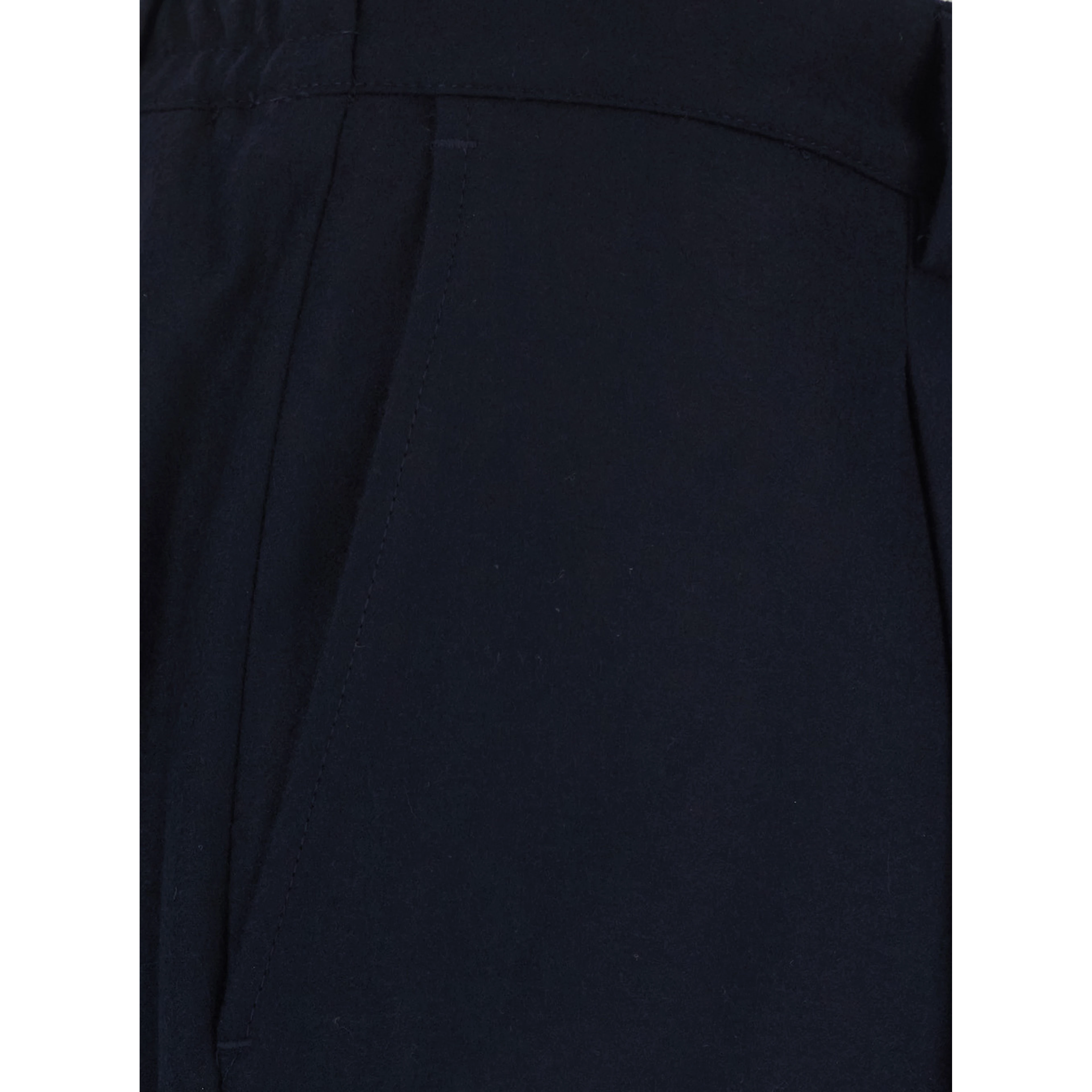 Blue Pants with semi-elasticated waist in wool Blend men