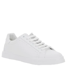 Sneaker Portofino Light with Logo Patch on the Tongue and Tone-on-Tone Lettering Logo on the Heel in White Leather Men