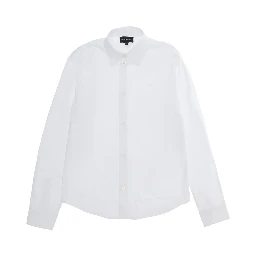 White Shirt Emporio Armani Kids in high-quality fabric for boys and girls
